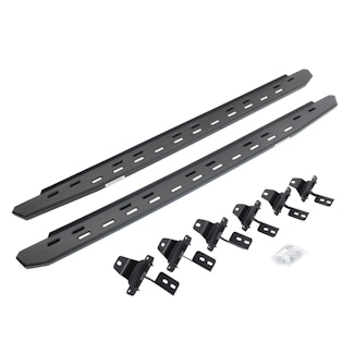 Go Rhino 69650673SPC RB30 Slim Running boards - Complete Kit: RB30 Slim Running board + Brackets