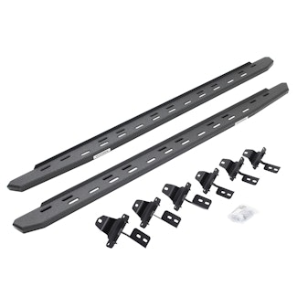 Go Rhino 69650673ST RB30 Slim Running boards - Complete Kit: RB30 Slim Running board + Brackets
