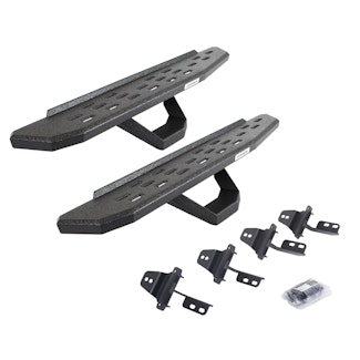 Go Rhino 6969264810T RB30 Running board, Complete Kit: Running board, Brackets, 1 pair RB30 Drop Step