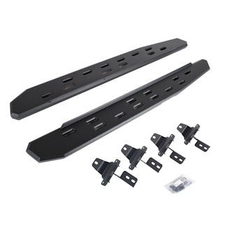 Go Rhino 69692748SPC RB30 Slim Running boards - Complete Kit: RB30 Slim Running board + Brackets