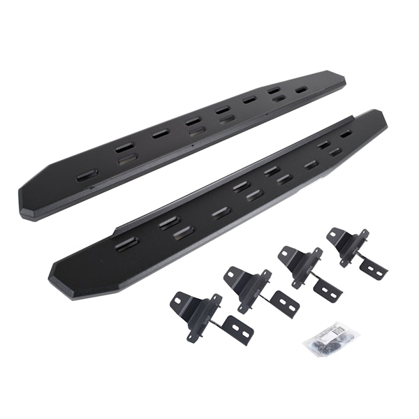 Go Rhino 69692748SPC RB30 Slim Running boards - Complete Kit: RB30 Slim Running board + Brackets