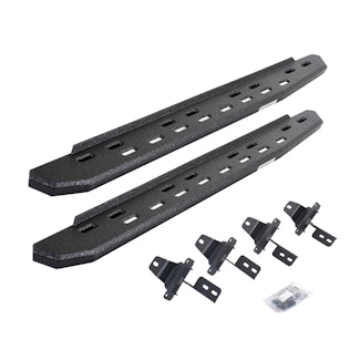 Go Rhino 69692748ST RB30 Slim Running boards - Complete Kit: RB30 Slim Running board + Brackets