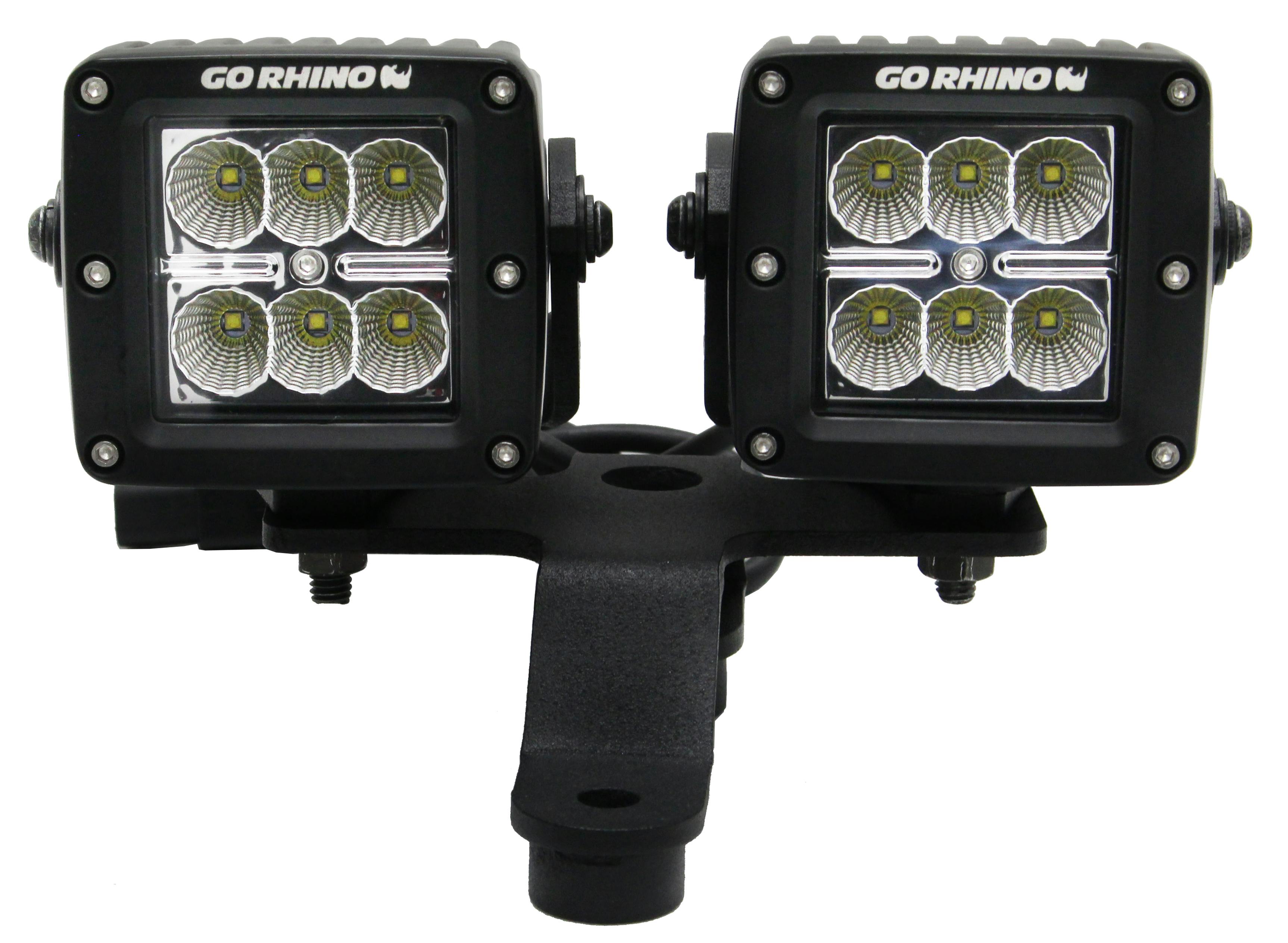 Go Rhino 730230T Windshield Cowl Light Mounts