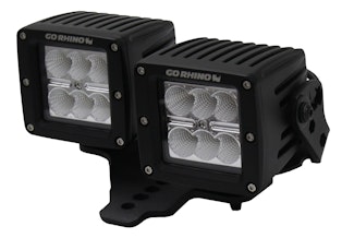 Go Rhino 731230T Hood Hinge Light Mounts