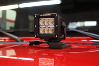 Go Rhino 732230T Center Hood Light Mounts  