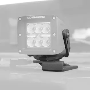 Go Rhino 732230T Center Hood Light Mounts