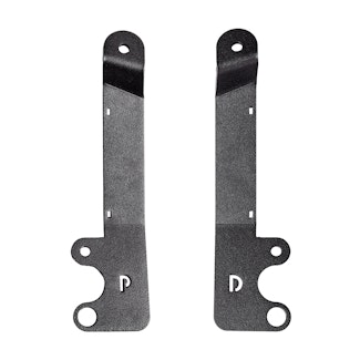 Go Rhino 732345T XE Hood Light Mount, Mild Steel Textured Black