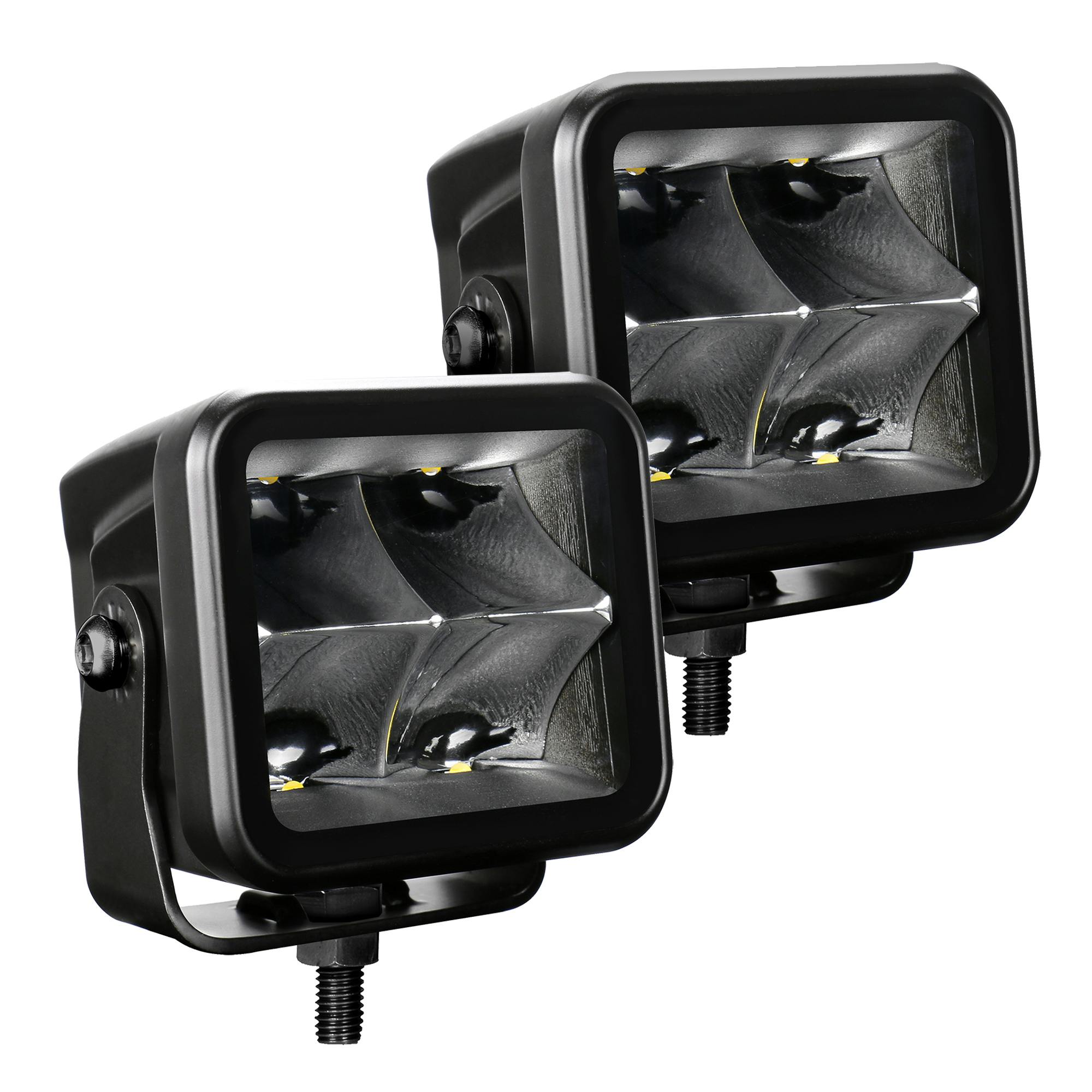 Go Rhino 750400321SCS Blackout Series - CUBEIT 3x3 LED Cube Spot