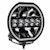 Go Rhino 751080711CRS Blackout Series Lights - 7 Maxline LED Hi/Low Beam, Multi Daytime Running Light