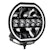 Go Rhino 751080711CRS Blackout Series Lights - 7 Maxline LED Hi/Low Beam, Multi Daytime Running Light