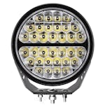 Go Rhino 751700911DRS Blackout Series Lights - 9 Round LED Single Driving Kit, Daytime Running Light