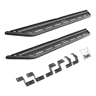 Go Rhino D64425T Dominator Xtreme D6 SideSteps - Complete Kit: SideStep + Brackets