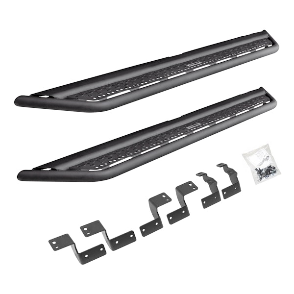 Go Rhino D64425T Dominator Xtreme D6 SideSteps - Complete Kit: SideStep + Brackets