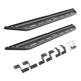 Go Rhino D64425T Dominator Xtreme D6 SideSteps - Complete Kit: SideStep + Brackets