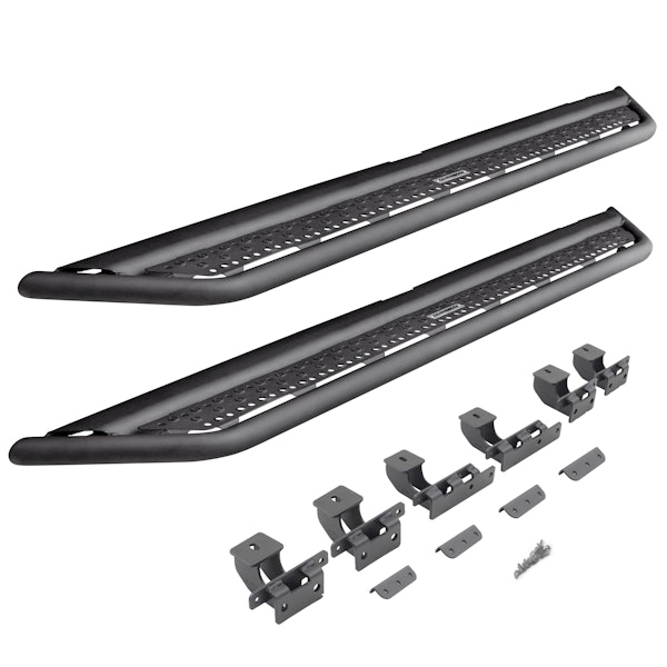 Go Rhino D64516T Dominator Xtreme D6 SideSteps - Complete Kit: SideStep + Brackets