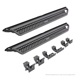 Go Rhino D14029T Dominator Xtreme D1 SideSteps - Complete Kit: SideStep + Brackets