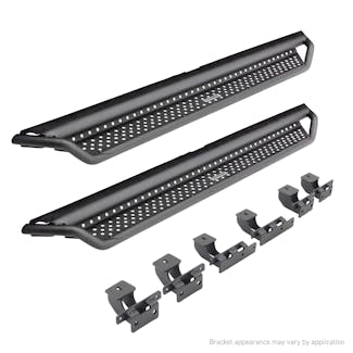Go Rhino D14029T Dominator Xtreme D1 SideSteps - Complete Kit: SideStep + Brackets