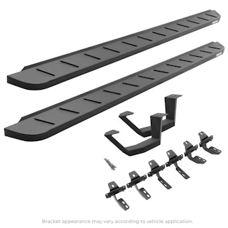 Go Rhino 63441734810PC RB10 Running board, Complete Kit: Running board, Brackets, 1 pair RB10 Drop Step
