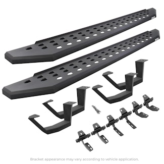 Go Rhino 6903688020PC RB20 Running board, Complete Kit: Running board, Brackets, 2 pair RB20 Drop Step