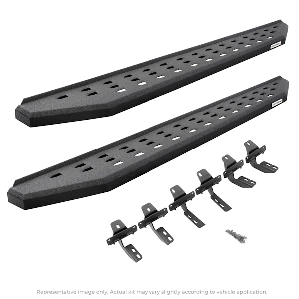 Go Rhino 69443280T RB20 Running boards - Complete Kit: RB20 Running board + Brackets