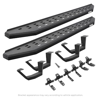 Go Rhino 6903688020T RB20 Running board, Complete Kit: Running board, Brackets, 2 pair RB20 Drop Step