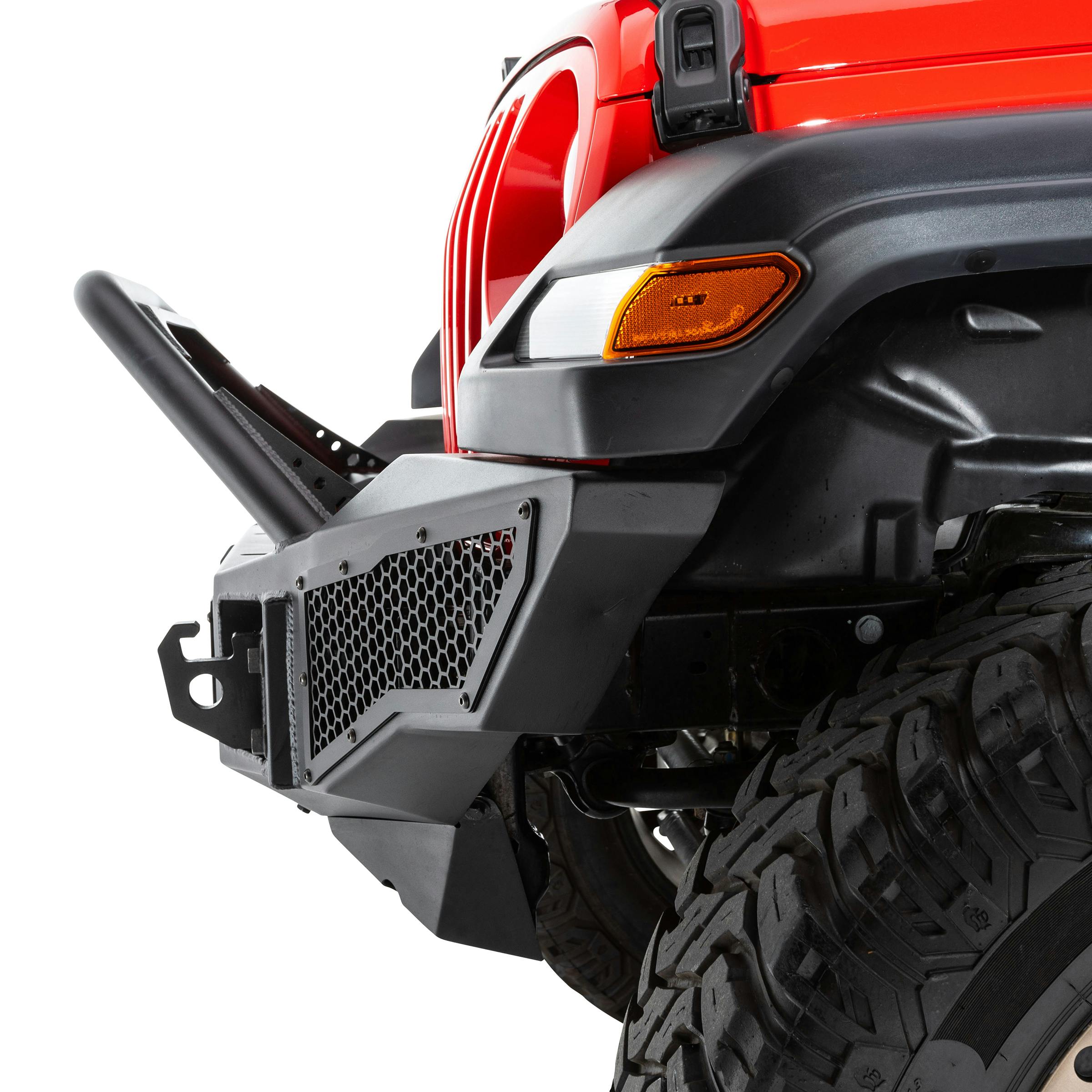 Go Rhino 331201T Rockline Full Width Bumper w/overrider