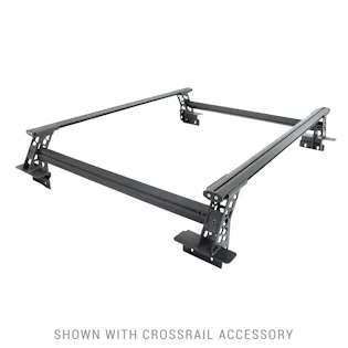 CRS2035 Adjustable Black Low Profile Truck Bed Rack Cross Bar Fit Full