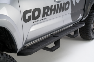 Go Rhino 6343068720PC RB10 Running board, Complete Kit: Running board, Brackets, 2 pair RB10 Drop Step