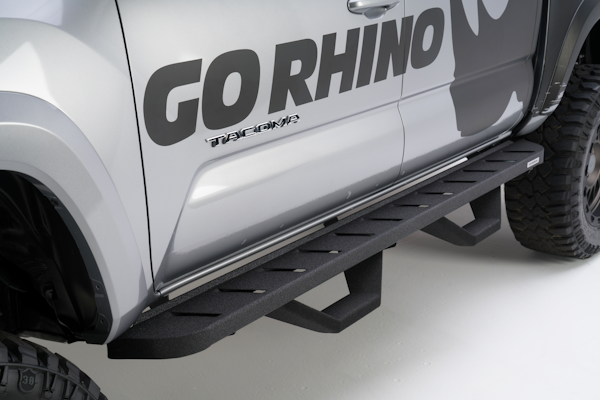 Go Rhino 6343068720T RB10 Running board, Complete Kit: Running board, Brackets, 2 pair RB10 Drop Step