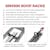 Go Rhino 5933043T SRM300 Quad Baja Rail Kit for 40 Long x 40 Wide Rack - Rails only