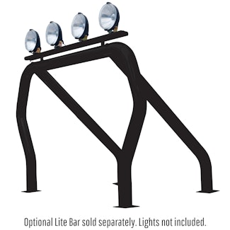 Go Rhino 9009560SSB RHINO! Bed Bar - Complete kit: Main bar + Kickers