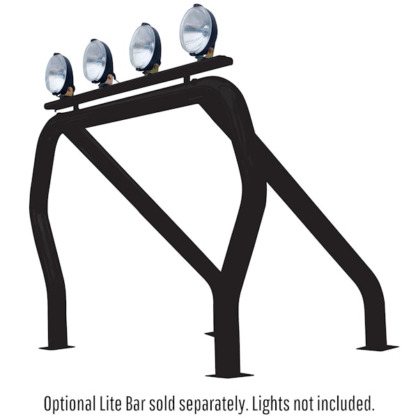 Go Rhino 9009560SSB RHINO! Bed Bar - Complete kit: Main bar + Kickers