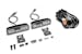 Go Rhino 750600622SBS Blackout Combo Series Lights - Pair of Sixline LED Spot Lights - Amber Accent