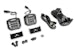 Go Rhino 750300323FCS Bright Series Lights - Pair of 4x3 Sideline Cube LED Flood Light Kit