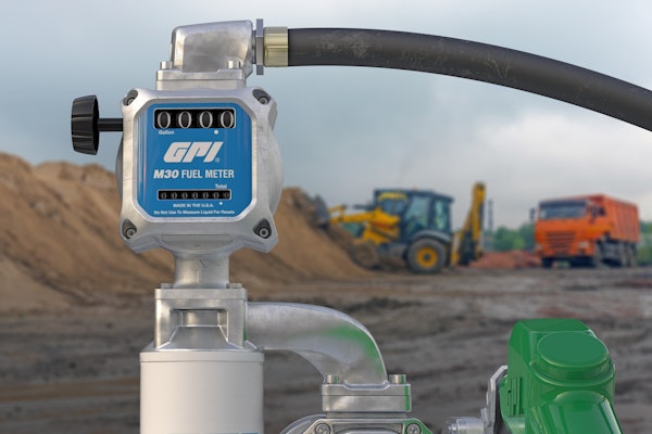 GPI Great Plains Industries 165100-01 M30-G8N 1-inch NPT, Gallon Unit, Mechanical Fuel Meter