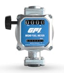 GPI Great Plains Industries 165100-02 M30-L8N 1-inch NPT, Litre Unit, Mechanical Fuel Meter