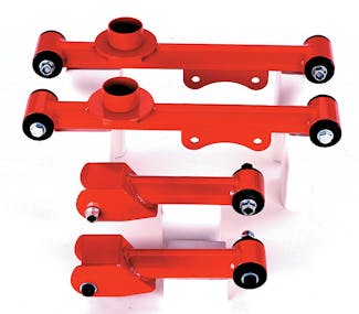 Granatelli Motorsports GMRS7901 1979-04 Control Arms Package, Upper & Lower Rear - Red