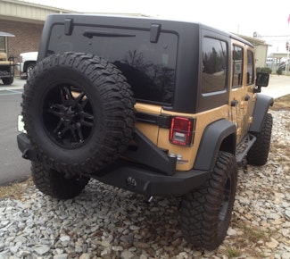 Hammerhead Armor 600-56-0235 JEEP JK SPARE TIRE CARRIER 2007-2017