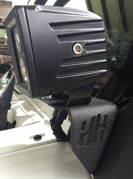 Hammerhead Armor 600-56-0456 JEEP JK HH A-PILLAR CUBE LIGHT MOUNTS