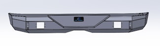 Hammerhead Armor 600-56-0479 JEEP JK STUBBY FLUSH MOUNT REAR BUMPER 2007-2017