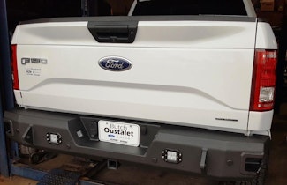 Hammerhead Armor 600-56-0480 FORD F150/ECO-BOOST FLUSH MOUNT REAR BUMPER WITH SENSOR