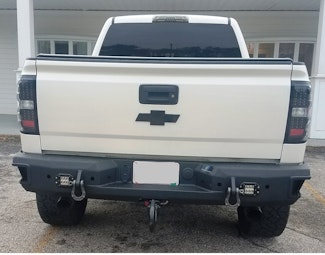 Hammerhead Armor 600-56-0481 CHEVROLET/GMC 1500 FLUSH MOUNT REAR BUMPER WITH SENSORS