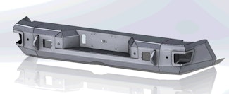 Hammerhead Armor 600-56-0517 TOYOTA TUNDRA FLUSH MOUNT REAR BUMPER WITH SENSORS 2014