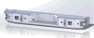 Hammerhead Armor 600-56-0552 NISSAN TITAN FLUSH MOUNT REAR BUMPER WITH SENSORS 2004-