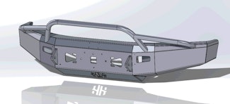 Hammerhead Armor 600-56-0584 FORD F150 LOW PROFILE FLEET PRE-RUNNER FRONT BUMPER 201