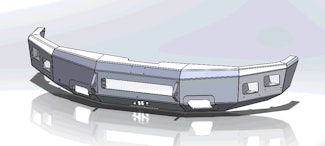 Hammerhead Armor 600-56-0596 FORD F150 LOW PROFILE NO BRUSHGUARD FRONT BUMPER 2009-2