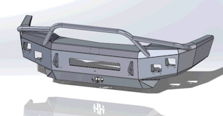 Hammerhead Armor 600-56-0645 CHEVROLET 2500-3500HD LOW PROFILE PRE-RUNNER FRONT BUMP