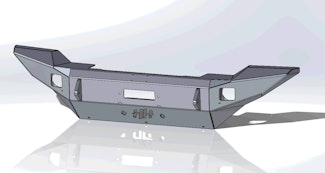 Hammerhead Armor 600-56-0652 JEEP JK FULL WIDTH NO BRUSHGUARD WINCH FRONT BUMPER 200