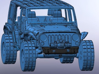 Hammerhead Armor 600-56-0698 JEEP JK MINIMALIST NO BRUSHGUARD FRONT BUMPER 2007-2017