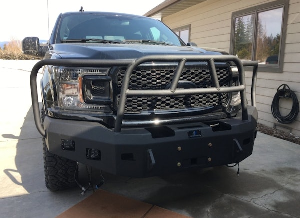 Hammerhead Armor 600-56-0814 FORD F150 X-SERIES FULL BRUSHGUARD WINCH FRONT BUMPER 2